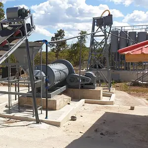 Planta de processamento de ouro em rocha em pequena escala para processamento de lavagem mineral de baixo investimento