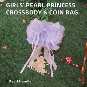 Mochila Diaria de Verano para Niñas, Estilo Princesa con Perlas, <span class=keywords><strong>Monedero</strong></span> Pequeño con Aroma, Bolsas de Accesorios - Product Image 2