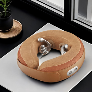 Oreiller de massage intelligent en forme de U pour le cou, <span class=keywords><strong>coussin</strong></span> <span class=keywords><strong>chauffant</strong></span> Shiatsu pour soulager les douleurs cervicales, oreiller de massage en forme de U - Product Image 4
