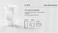 Station d'ablution double niveau Wudu Mate pour musulmans – Lavabo pour le lavage des pieds