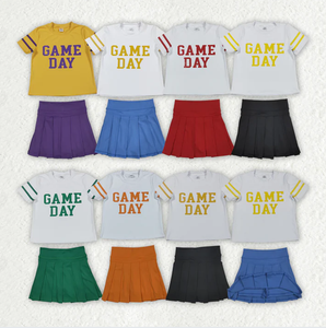 ชุดเชียร์ลีดเดอร์ 8 สไตล์ สำหรับสาวๆ ชุดออกกำลังกายสองชิ้น ชุดโยคะ ชุดกีฬา ชุดเชียร์กีฬา - Product Image 1