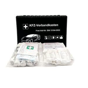 हॉट बिक्री ऑटोमोटिव सुरक्षा बचाव और प्रथम सहायता बॉक्स DIN13164-2022 आर्थिक बॉक्स के साथ कार के लिए प्रथम सहायता किट - Product Image 3