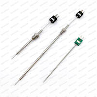 Sonde de température de type K en acier inoxydable 304, OD3x100mm, petite sonde portative longue pour réservoir d'huile