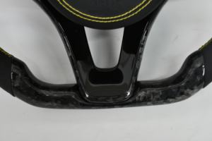 Volant en Fiber de carbone forgée personnalisé, pour classe C <span class=keywords><strong>W204</strong></span> W205 A205 C204 C205 C43 C63 <span class=keywords><strong>AMG</strong></span>, livraison gratuite - Product Image 3