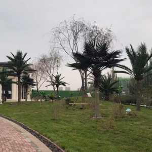 Verde 3m de alta de plástico Artificial al aire libre de palma de <span class=keywords><strong>coco</strong></span> árbol - Product Image 3