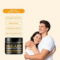 YanniGlow OEM ODM Compléments alimentaires à base de plantes, pâte et onguent de Shilajit pour le soutien immunitaire et la santé cérébrale des adultes