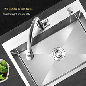 Lavavajillas Automático Multifuncional Integrado, Pantalla Digital Tipo Teclado de Piano, Fregadero de Cocina con Cascada, Fregadero de Cocina Digital - Product Image 2