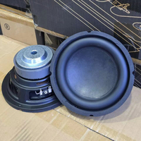 Altavoces de alta calidad de 6.5 pulgadas (165 mm), 6 pulgadas, 8 pulgadas, 4 ohmios, 100 vatios, bocina para subwoofers de alta potencia en automóviles, altavoz de bajos de alta potencia