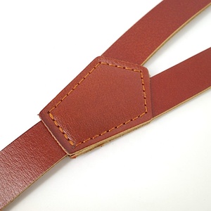 <span class=keywords><strong>Tirantes</strong></span> <span class=keywords><strong>de</strong></span> cuero divididos informales <span class=keywords><strong>de</strong></span> 1,7 cm para <span class=keywords><strong>hombre</strong></span> con 4 clips, soporte personalizable para adaptarse a pantalones vaqueros, general para estancia <span class=keywords><strong>de</strong></span> camisa - Product Image 3