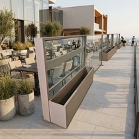 Barrière de sécurité en verre rétractable en alliage d'aluminium, hauteur réglable, pour balcon, toit, jardin