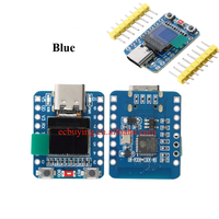 Carte de développement OLED ESP32-C3 Antenne en céramique Carte de développement ESP32 Supermini Wifi BT Module OLED à écran de 0.42 pouces