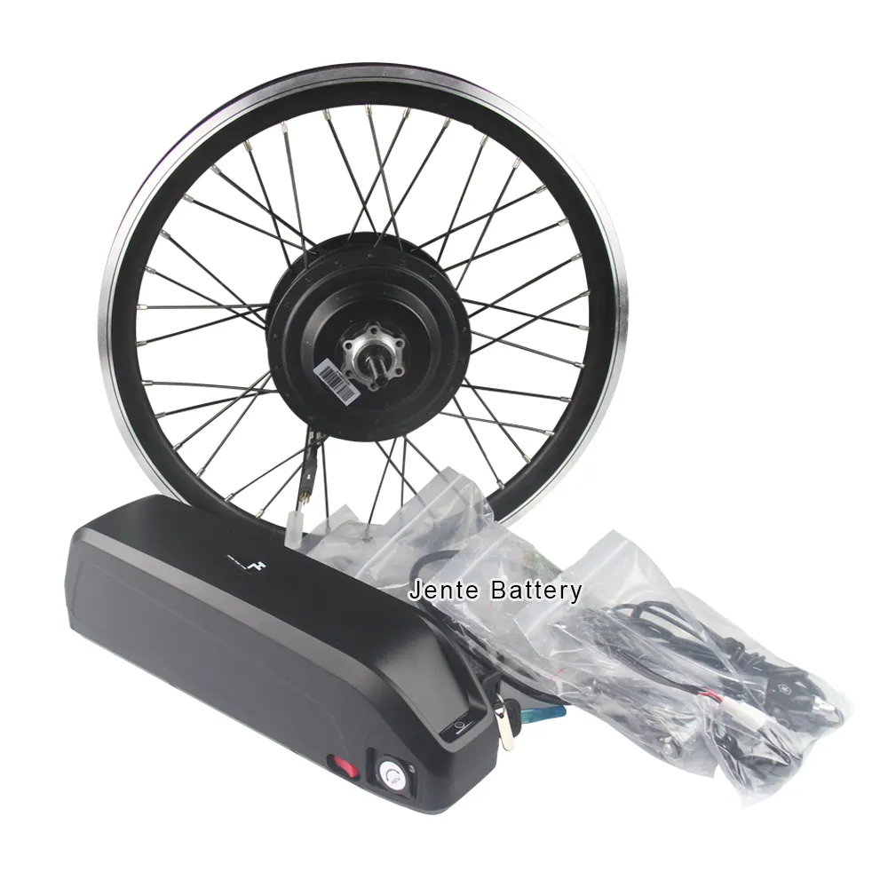 Arka tip elektrikli bisiklet Hub motor için Bafang 48V 500W pil ile