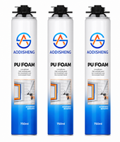 Mousse polyuréthane expansive en spray 750 ml, monocomposant, pour le remplissage de joints dans les projets de construction (vente en gros)