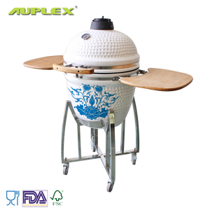 Barbecue Kamado en céramique Auplex 23 pouces, fumoir au charbon de bois, <span class=keywords><strong>cuisinière</strong></span> extérieure, barbecue au carbone, table de cuisine, parrilla pour les fêtes - Product Image 5
