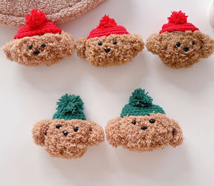 Funda de perro de peluche para <span class=keywords><strong>Iphone</strong></span> <span class=keywords><strong>Airpods</strong></span> <span class=keywords><strong>Pro</strong></span> Airpods3 <span class=keywords><strong>2</strong></span> 1 funda Kawaii Furry funda de transporte para <span class=keywords><strong>iPhone</strong></span> <span class=keywords><strong>Airpods</strong></span> <span class=keywords><strong>Pro</strong></span> funda de carga - Product Image 5