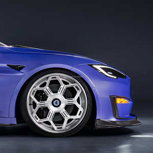 Nouveau kit carrosserie en carbone forgé de style V pour <span class=keywords><strong>Tesla</strong></span> <span class=keywords><strong>Model</strong></span> <span class=keywords><strong>S</strong></span> Plaid 2023-2025, lèvre avant - Product Image 5