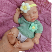 Poupées Reborn en Silicone Doux au Toucher de 12 Pouces, Poids Personnalisé, Design Réaliste, Compagnon Réaliste pour Personnes Âgées et Enfants, Cadeau de Fêtes