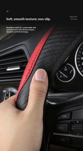 Housse de <span class=keywords><strong>volant</strong></span> en cuir PU en fibre de carbone sport, ajustement parfait pour Chevrolet Captiva, Renault <span class=keywords><strong>Clio</strong></span> 4, Suzuki Vitara, MG ZS, BMW E92 - Product Image 6