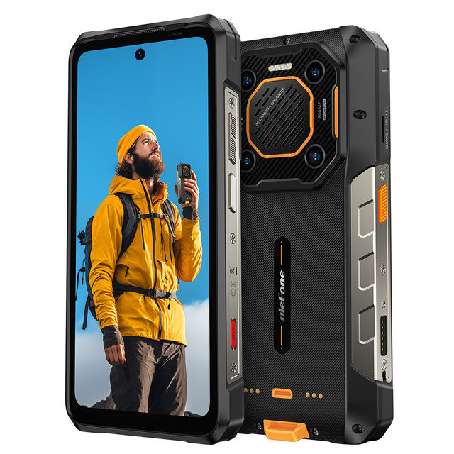 Ulefone Armor 26 Ultra 5G Rugged Phone 15600mAh Mega Battery 120W Mega Charge Waterproof 121dB Thunder Speaker Rugged Smartphone