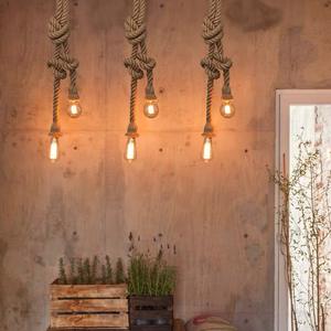 Lampada a sospensione a doppia corda nautica Vintage industriale retrò lampada a sospensione per ristorante commerciale - Product Image 5