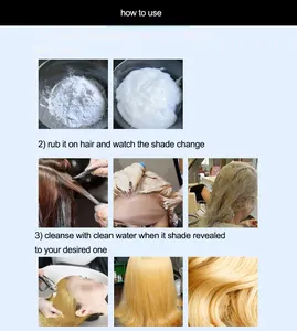 OEM Eigenmarke Haarfarbwechsel Bleichmittel Haarblaupuder