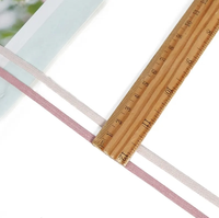 Cordon tressé en polyester/nylon ciré, plat et souple, avec spécifications personnalisées, en coton