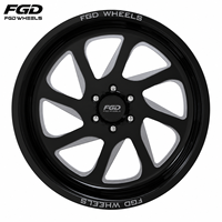 Jantes forgées concaves 22x10 26x12 22x14 24x14 26 pouces 6x5.5 6x135 8x170 6/8 trous pour Chevrolet Silverado Ford F150 avec enjoliveurs flottants