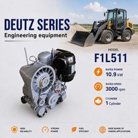 محرك ديزل دويتس F1L511 مبرد بالهواء، أحادي الأسطوانة، رباعي الأشواط، مجموعة محرك 511، بقوة 5 كيلوواط، 9 كيلوواط، 11 كيلوواط، 7 حصان، 13 حصان، 15 حصان، بسرعة 1500 دورة في الدقيقة، 2000 دورة في الدقيقة.