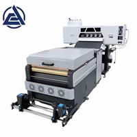 Printer Transfer Panas DTF A1 60cm All in One dengan Sistem Penggoyang Bubuk Otomatis dan Sistem Daur Ulang, Kompatibel dengan Print Head Baja/Stainless Steel