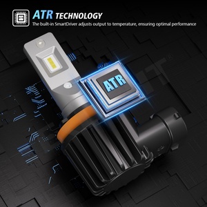 Eklight V10 Pro ไฟหน้า LED 6000K 4000ลูเมน, ใหม่ล่าสุด9005โมดูลสองด้านเทคโนโลยี OEM <span class=keywords><strong>ADE</strong></span> - Product Image 2