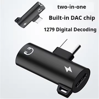 2'si 1 arada Tip C 3.5mm Ses USB C Adaptörü Yeni Aux Jack Ses Kulaklık Ayırıcı DC Şarj Cihazı