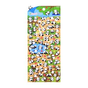 Оптовая продажа, 3D наклейки из ПВХ в виде животных SHANLE, милая панда, пышная наклейка, индивидуальный мультяшный маленький декор, канцелярские принадлежности, Набор наклеек из пены для детей - Product Image 5