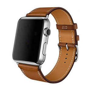 Smart Montre En Cuir Véritable Sangles Bandes Pour Cuir <span class=keywords><strong>Bracelet</strong></span> Montre <span class=keywords><strong>Apple</strong></span> 38mm 42mm <span class=keywords><strong>Adaptateur</strong></span> - Product Image 1