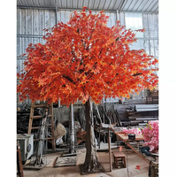 Prix pas cher Arbre d'automne artificiel érable artificiel arbre japonais artificiel en plastique à vendre décoration d'intérieur