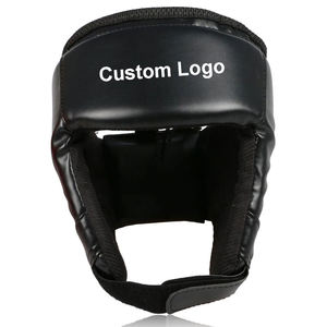 Protège-tête de boxe pour la sécurité, couleurs personnalisées disponibles, cuir véritable, protège-tête de sparring MMA, protection - Product Image 4