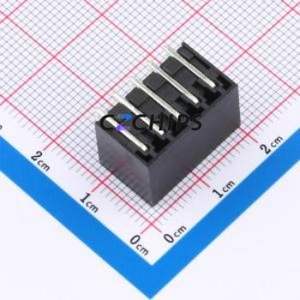 MX15EDGRHC-3.5-2*05P-BK01-Cu-A Plug-in Terminal Block Bent Lead Through Hole,P=3.5mm Board-to-Board / Socket - Closed 2x5P 3.5mm - Product Image 2