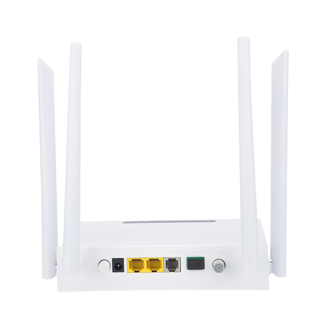 Fiber Optic Ftth Ont GEpon Xpon ONU D1102R02X Compatible 1ge+1fe+Wifi+Catv Xpon Onu