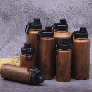 Gourde isotherme à double paroi en acier inoxydable 18/8 de 64 oz, bouteille d'eau sport, garde au froid et au chaud pendant 12 à 24 heures - Product Image 3
