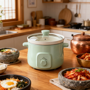 Pentola a cottura lenta programmabile da <span class=keywords><strong>3</strong></span> litri con funzioni di cottura rapida, cottura lenta e mantenimento del calore, perfetta per cucine piccole - Product Image 1