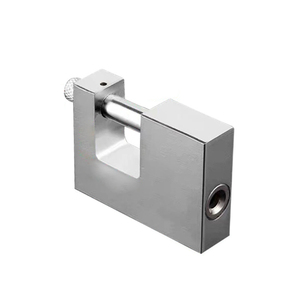 Loquet coulissant poli à clé pour porte de fourgonnette, <span class=keywords><strong>remorque</strong></span>, entrepôt, garage, clôture, cour, entrepôt de stockage, flotte de remorques, sécurité antivol - Product Image 4