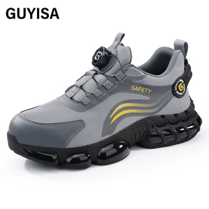 Giày bảo hộ lao động GUYISA nhẹ, chống trơn trượt, tiêu chuẩn Châu Âu, mũi thép, giá xuất xưởng - Product Image 1