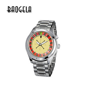 นาฬิกาควอตซ์ผู้ชาย <span class=keywords><strong>BAOGELA</strong></span> 005 ดีไซน์สไตล์คาสิโนใหม่ หน้าปัดดิจิตอล สายเหล็ก กันน้ำ แฟชั่นธุรกิจสำหรับผู้ชาย - Product Image 4