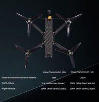 Kits d'accessoires pour drone de course FPV en fibre de carbone, télécommandé, moule exclusif, quadricoptère haut de gamme, simulant le vol en freestyle