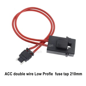 กล่องฟิวส์แบบมาตรฐานขนาดเล็กพิเศษ ไมโคร มินิ โลว์ โปรไฟล์ แม็กซี่ พร้อมสายต่อฟิวส์แบบคู่ สายไฟต่อพ่วงสำหรับรถยนต์ อะแดปเตอร์แปลงไฟ สายต่อพ่วงแบบ IP44 ขนาด 16AWG - Product Image 5