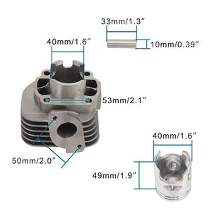 Kits Cylindre GOOFIT Avec Piston de Remplacement <span class=keywords><strong>pour</strong></span> <span class=keywords><strong>Scooter</strong></span> Moto JOG <span class=keywords><strong>50CC</strong></span> - Product Image 2