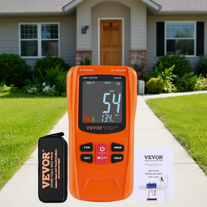 Testeur numérique EMF Vevor 5Hz-6GHz avec alarme sonore pour inspection domestique et utilisation en extérieur - Product Image 2