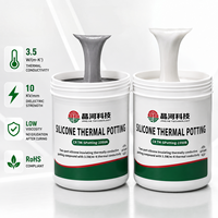 Composé de scellement en silicone bicomposant à durcissement à température ambiante avec conductivité thermique de 3,5 W/m K, silicone de scellement thermique à faible contrainte pour driver LED
