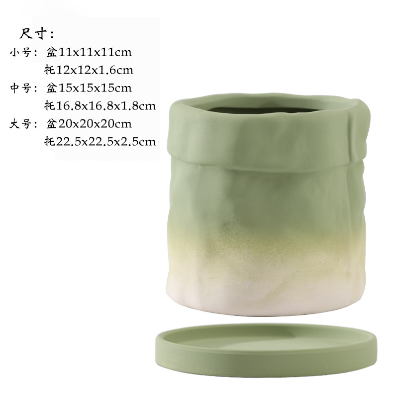 Bag gradient olive green
