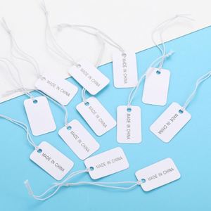 Etiquetas Colgantes de Papel Kraft en Blanco con Cuerda de Algodón, Etiqueta de Precio para Joyería, Etiqueta de Regalo Blanca Personalizada para Ropa, Embalaje de Artesanía Hecha a Mano - Product Image 4