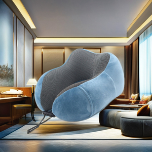 <span class=keywords><strong>2025</strong></span> Tốt Nhất Tùy Chỉnh Quá Khổ Ergonomic Hình Dạng U Du Lịch Sang Trọng Cổ Gối Bộ Nhớ Bọt Làm Đầy Có Thể Tháo Rời Bìa 360 Độ - Product Image 3